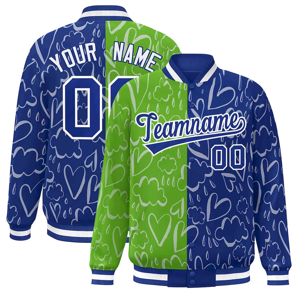 Custom Blue Black-White Sport Soccer Sets Jersey