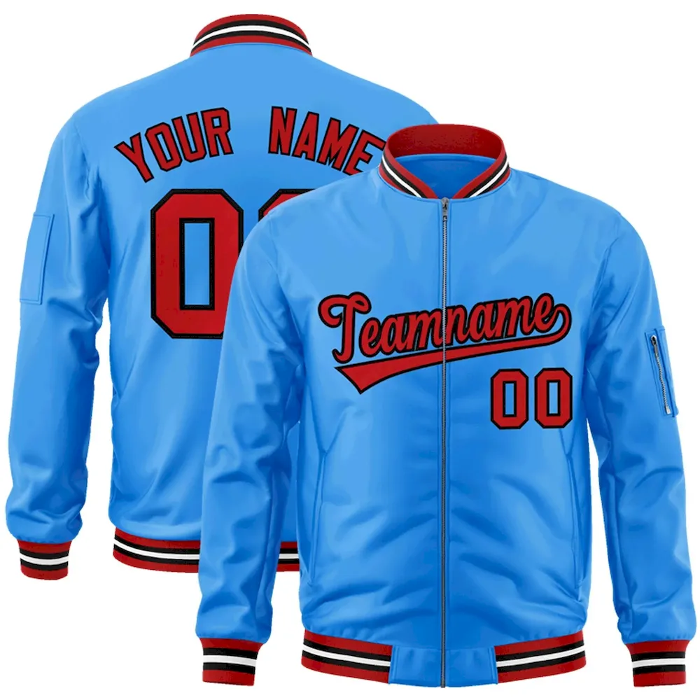 Custom Light Blue White-Red Gradient Fashion Tops Bull Basketball Jersey