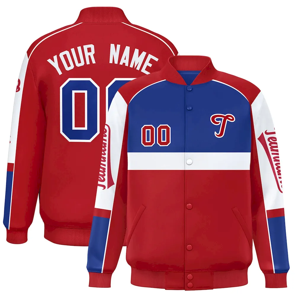 Custom White Red-Old Gold Personalized Star Pattern Design Authentic Football Jersey