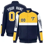 Custom White Aqua-Orange Personalized Star Pattern Design Authentic Football Jersey