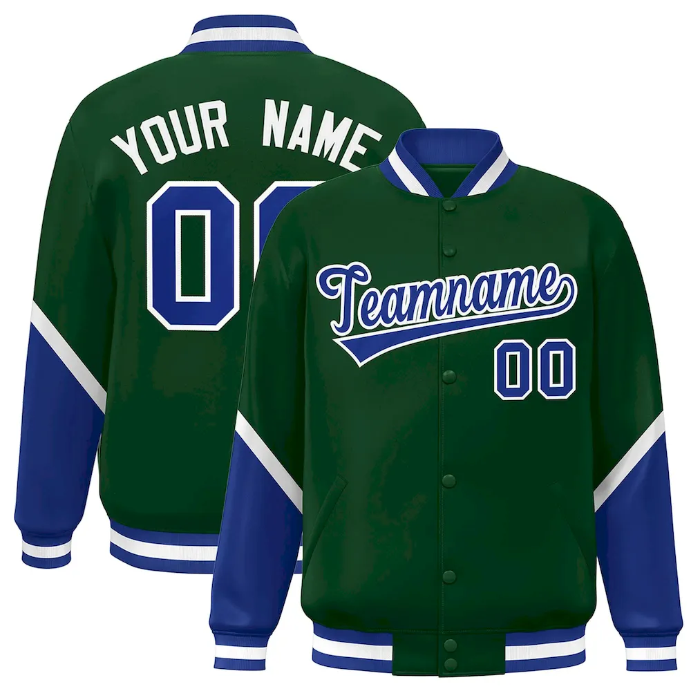 Custom Royal LGBT Rainbow For Pride Month Raglan Sleeves Authentic Baseball Jersey
