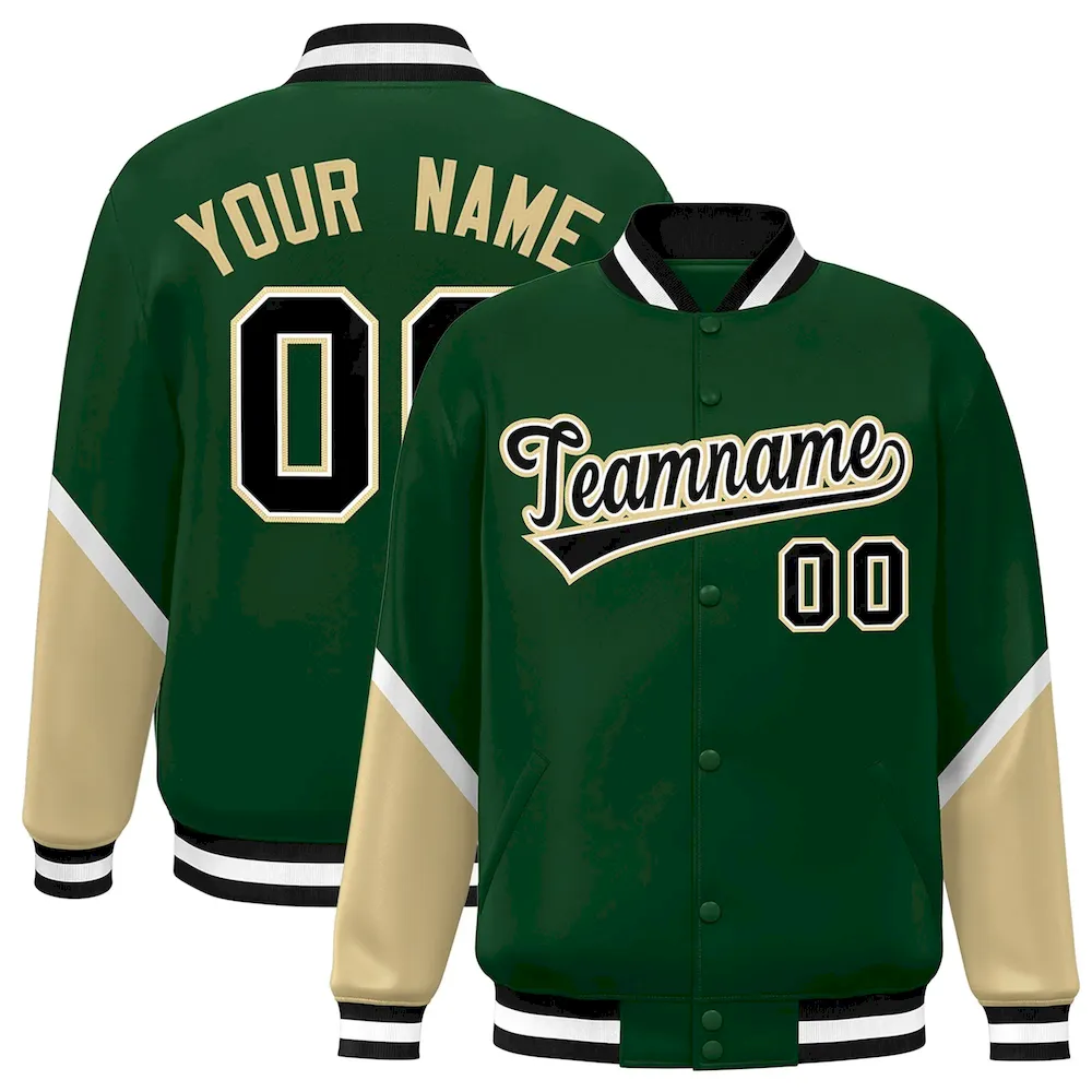 Custom Old Gold LGBT Rainbow For Pride Month Raglan Sleeves Authentic Baseball Jersey