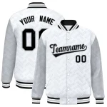 Custom White Gold-Kelly Green Color Block Personalized Raglan Sleeves Authentic Football Jersey