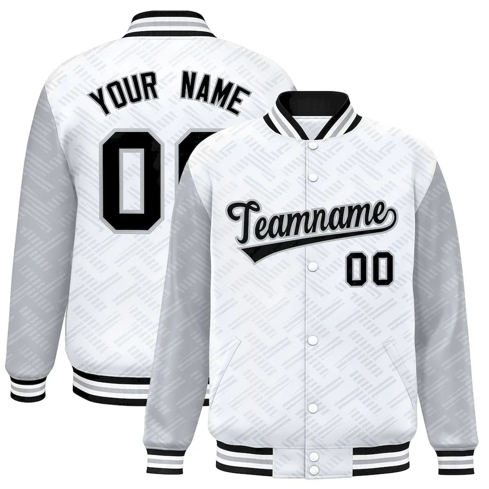 Custom White Gold-Kelly Green Color Block Personalized Raglan Sleeves Authentic Football Jersey