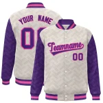 Custom Orange Aqua-White Color Block Personalized Raglan Sleeves Authentic Football Jersey