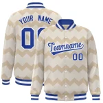 Custom Aqua White Personalized Shoulder Star Pattern Authentic Football Jersey