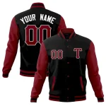Custom Man's Varsity Baseball Jacket Cotton Blend Letterman Coats