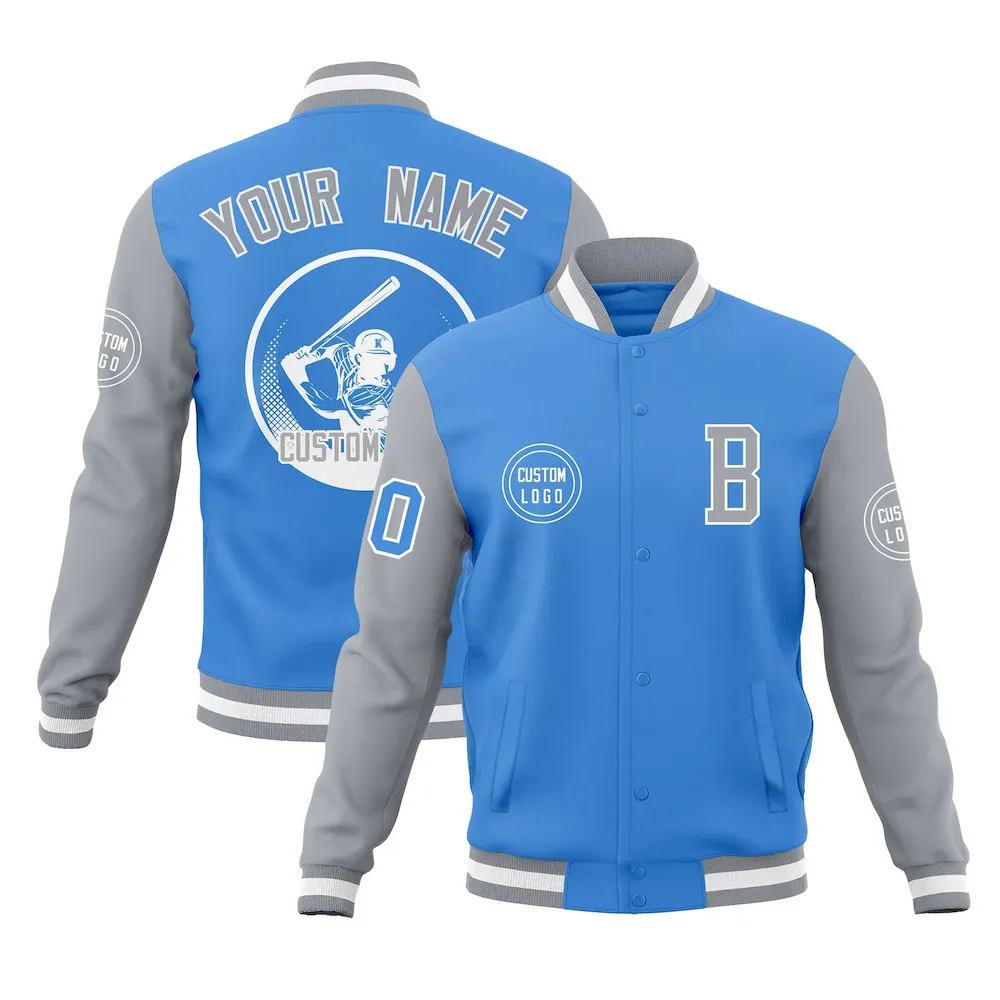 Custom Black Green Raglan Sleeves Full-Snap Varsity Personalized Letterman Baseball Coats Jacket