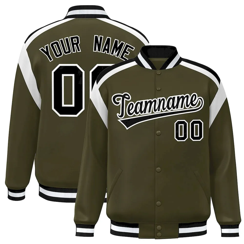 Custom Old Gold Brown Split Fashion Flower Graffiti Pattern Authentic Baseball Jersey