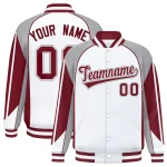 Custom Purple Light Gray Split Fashion Flower Graffiti Pattern Authentic Baseball Jersey