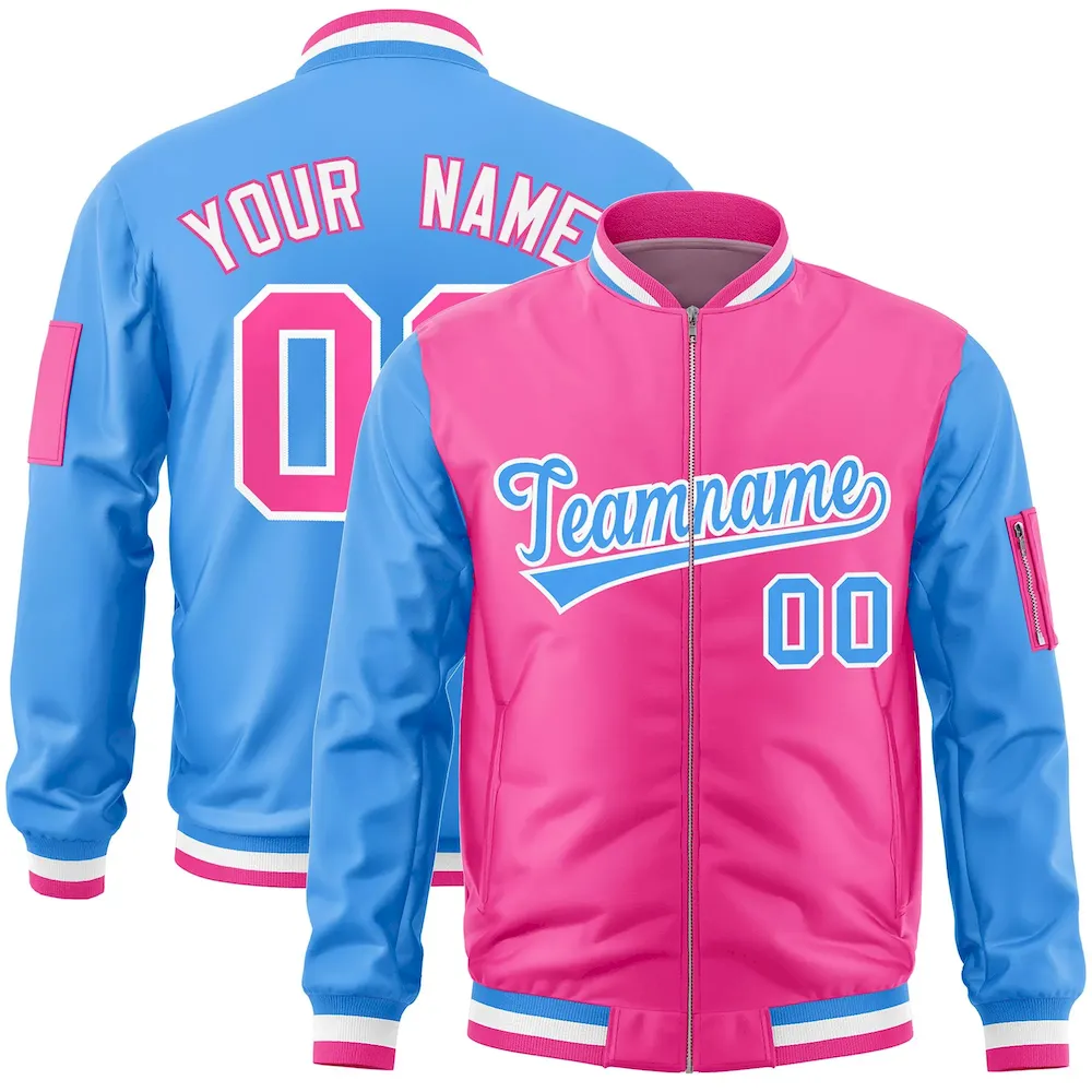 Custom White Royal-Powder Blue Raglan Sleeves Personalized Side Pattern Authentic Football Jersey