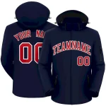 Custom Black Purple Pinstripe Personalized Two-Tone Authentic Baseball Jersey