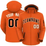 Custom Navy Gold Pinstripe Personalized Two-Tone Authentic Baseball Jersey