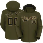 Custom Gold Green-White Flat Eaves Sport Baseball Cap Design for Men/Women/Youth