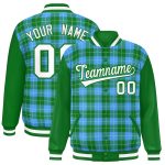 Custom Light Pink Powder Blue Gradient Personalized Side Pattern Authentic Football Jersey