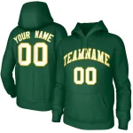 Custom Green Soft Sport Classic Style Pullover Fashion Hoodie Uniform