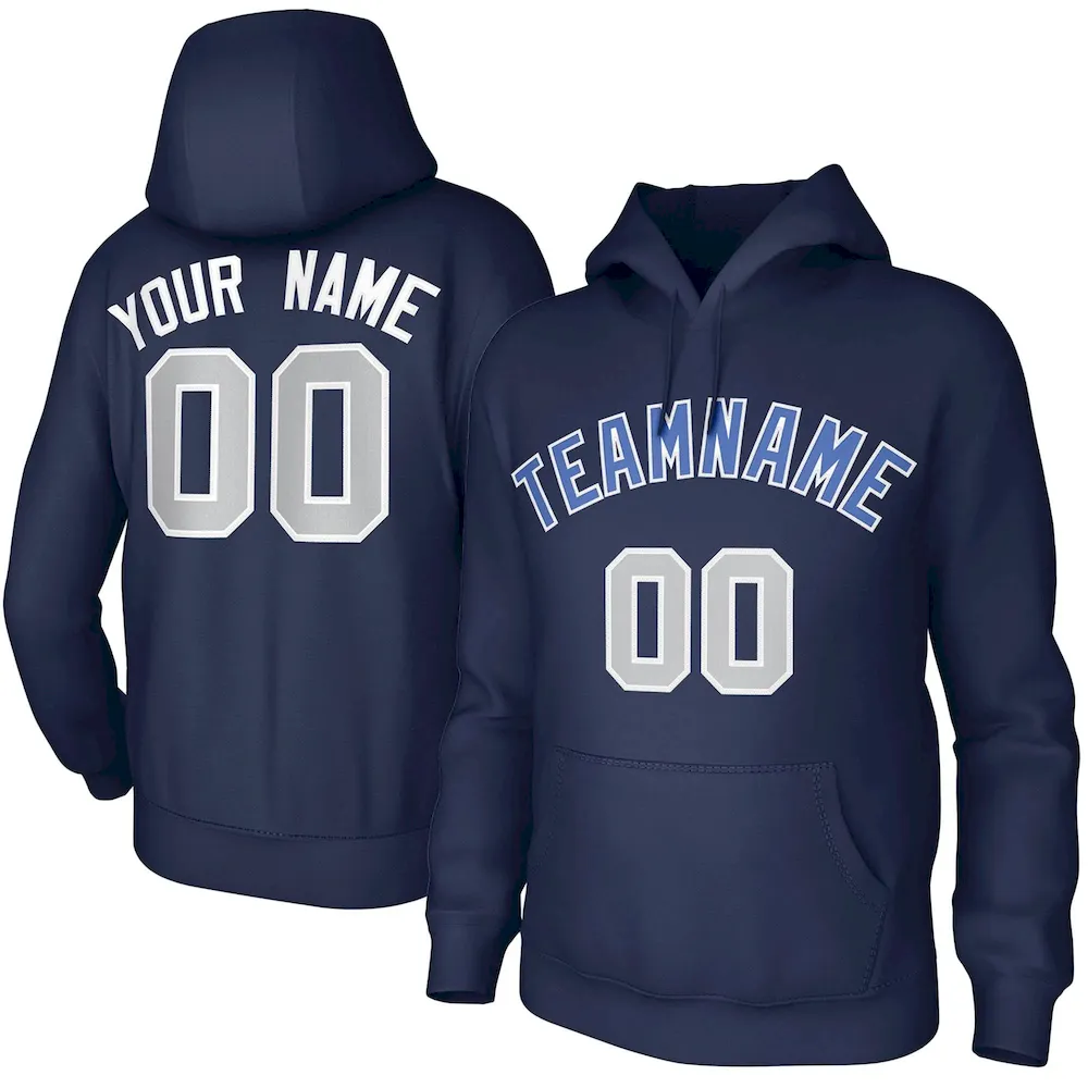 Custom White Gold Classic Style Sweatshirts Uniform Pullover Hoodie