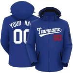 Custom Royal White Classic Style Waterproof Jacket