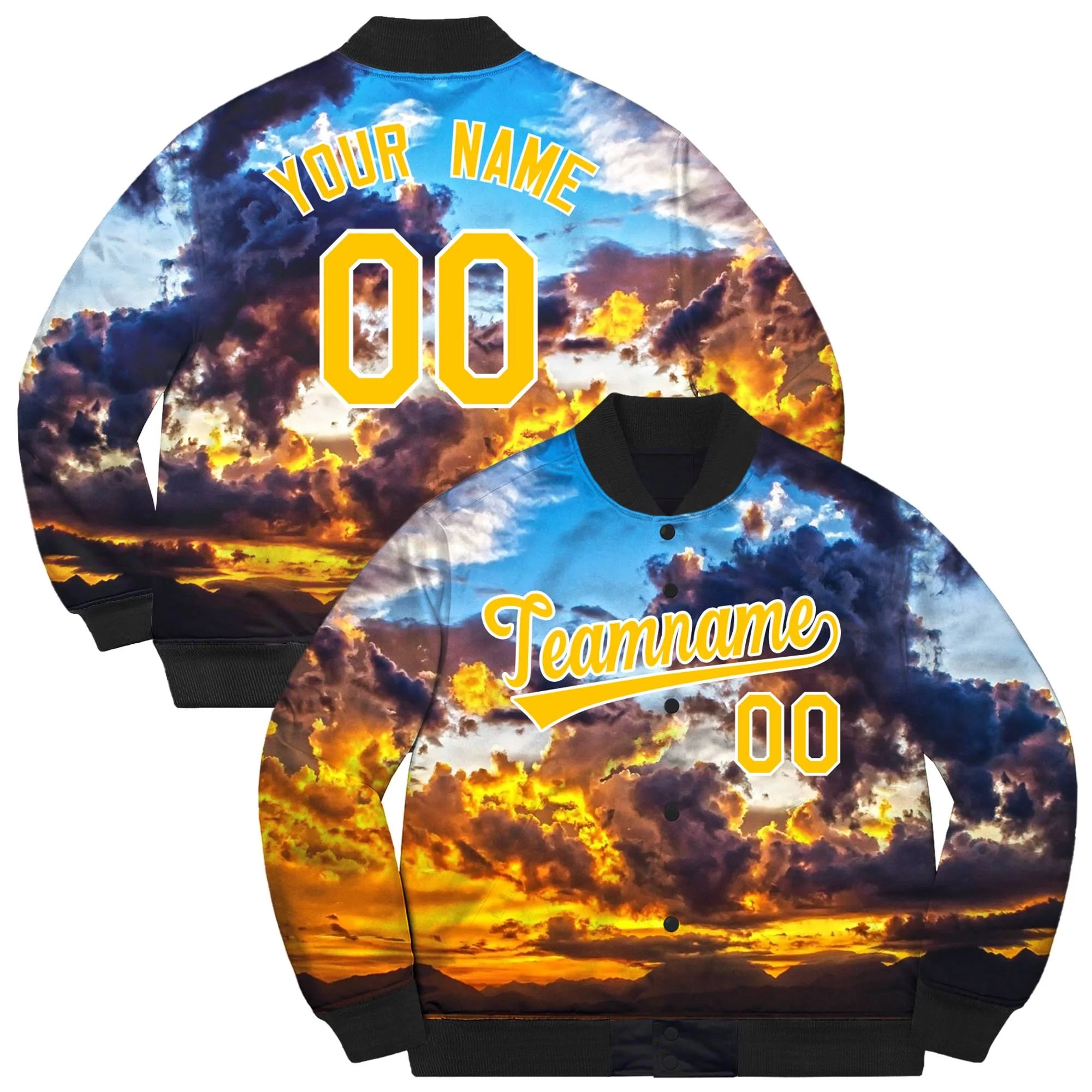 Custom Pink White Evening Glow Graffiti Pattern Letterman Varsity Jacket for Team