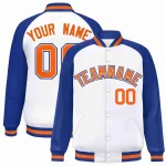 Custom Yellow Red Raglan Sleeves Gradient Thick Stripe Authentic Baseball Jersey
