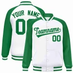 Custom Green White-Pink Flat Eaves Sport Baseball Cap Design for Men/Women/Youth
