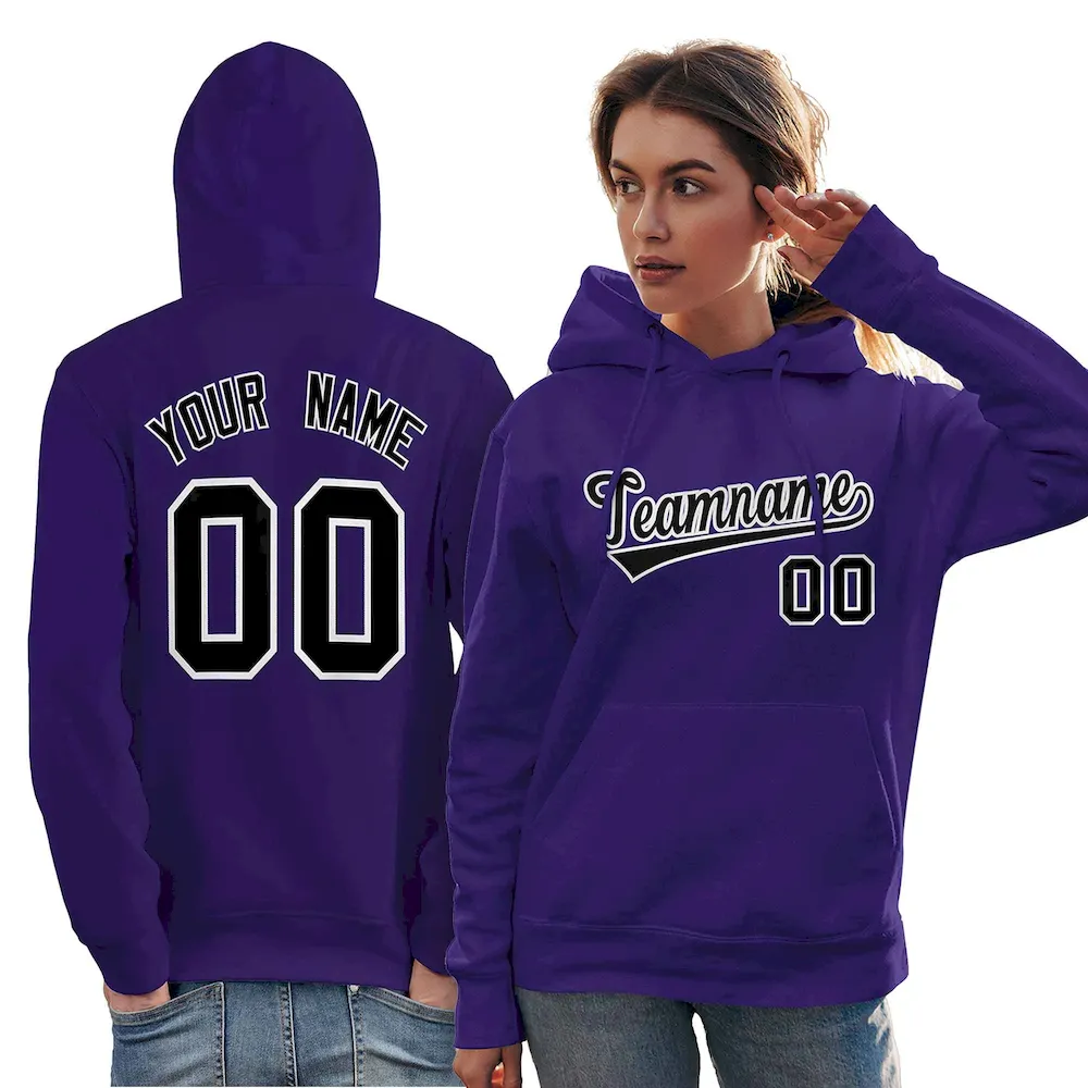 Custom Aqua Gray-Navy Classic Style Personalized Sport Pullover Hoodie