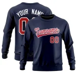 Custom Powder Blue Classic Style Personalized Uniform Pullover Hoodie