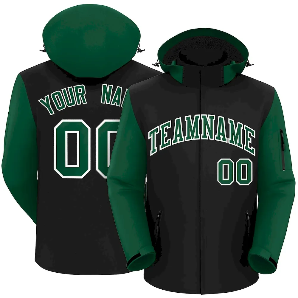 Custom White Green Stripe Fashion Design Full Button Authentic Baseball Jersey