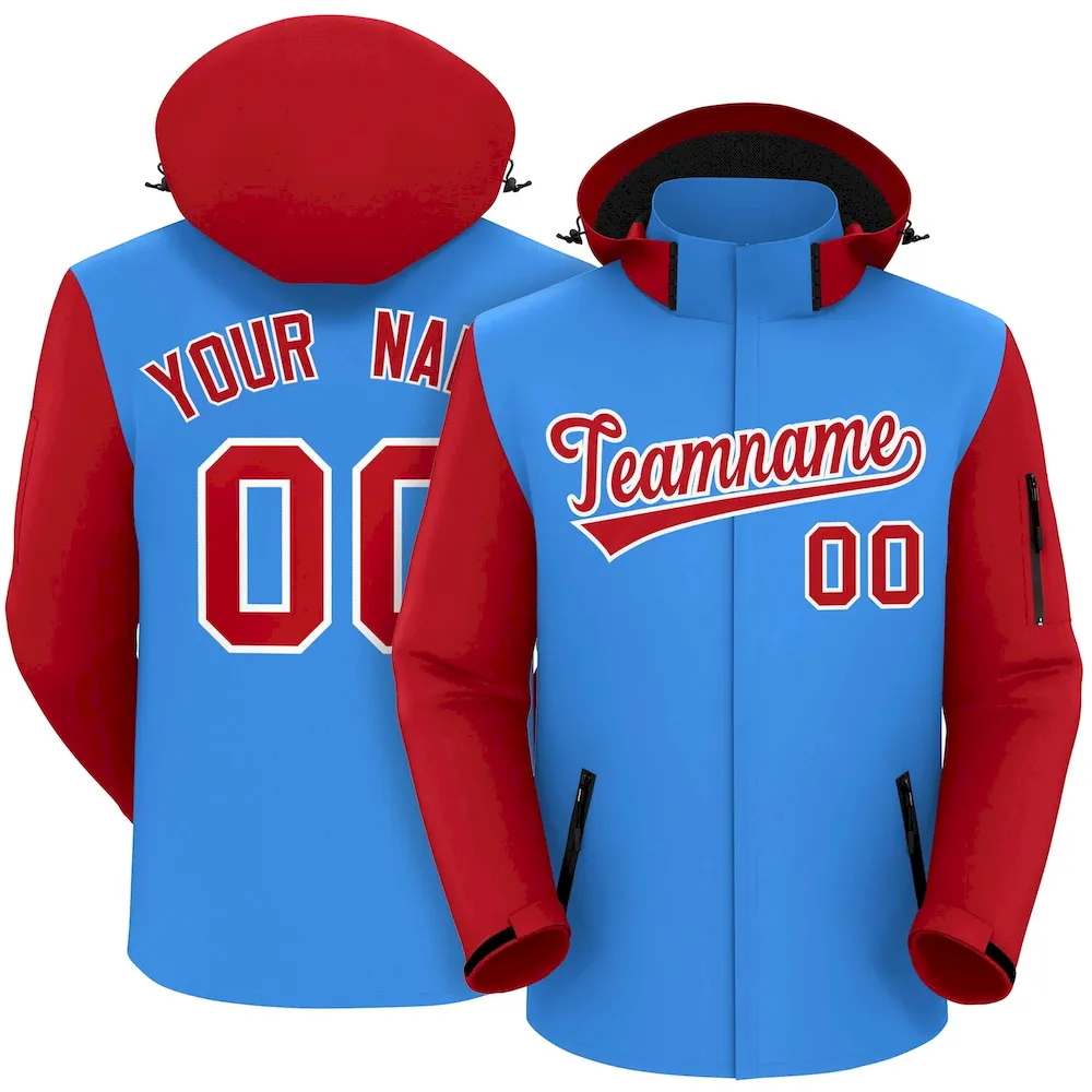Custom Cream Aqua-Red Stripe Font Gradient Fashion Authentic Baseball Jersey