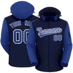 Custom Royal Gold-White Stripe Fashion Raglan Sleeves Authentic Baseball Jersey