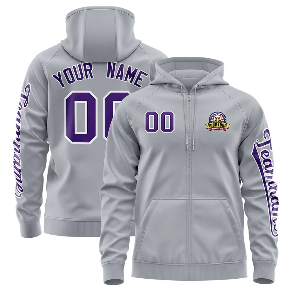 Custom Red Classic Style Personalized Uniform Pullover Hoodie