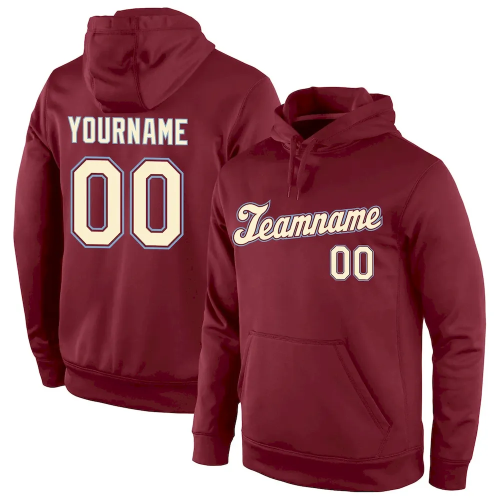 Custom Neon Green Navy-Gray Classic Style Uniform Pullover Fashion Hoodie