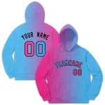 Custom Stitched Black White-Gray Classic Style Sweatshirt Pullover Hoodie