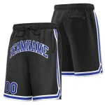 Custom Black Royal-White Sport Basketball Shorts