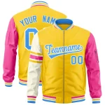 Custom Pink Personalized Camo Font Authentic Baseball Jersey