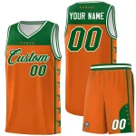 Custom Gold Purple Color Block Fashion Tops Mesh Basketball Jersey For Women