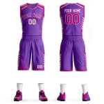Custom Purple Rose Pink-White Graffiti Pattern Sets Bar Element Basketball Jersey