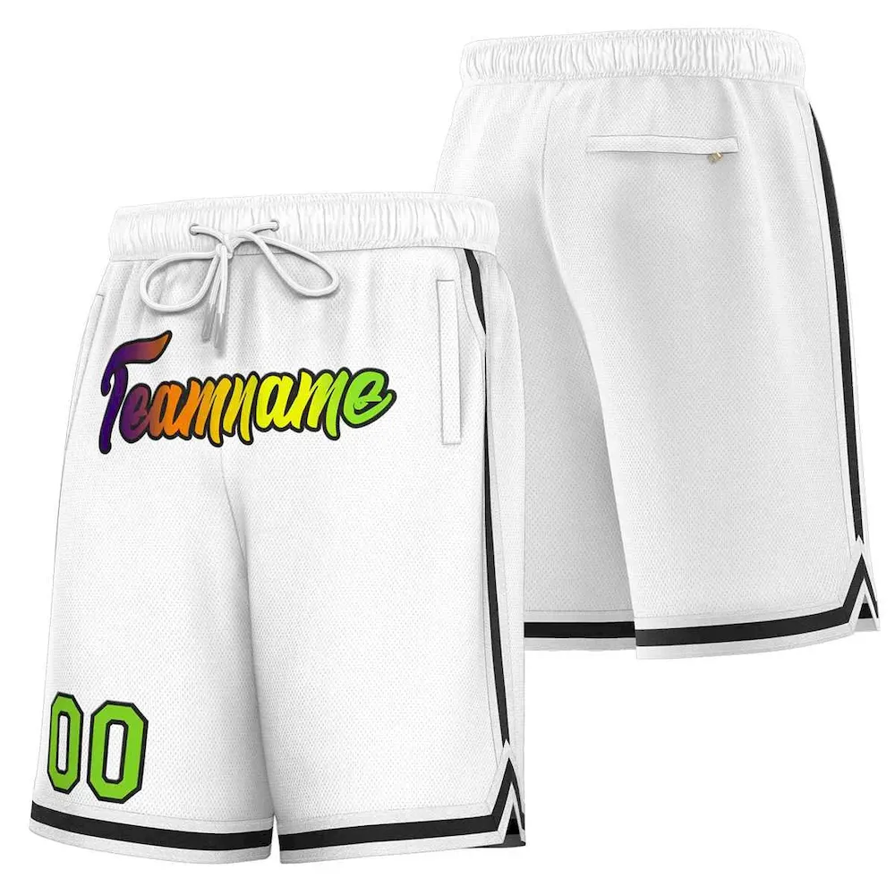 Custom Black Royal-White Sport Basketball Shorts