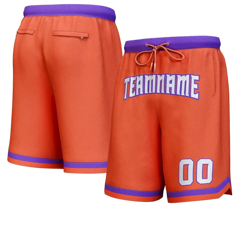 Custom White Navy-Old Gold Personalized Basketball Shorts
