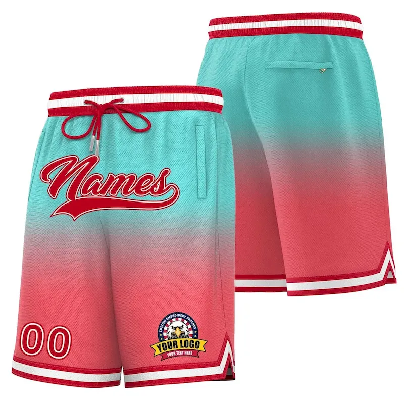 Custom White Black White Camo Basketball Shorts