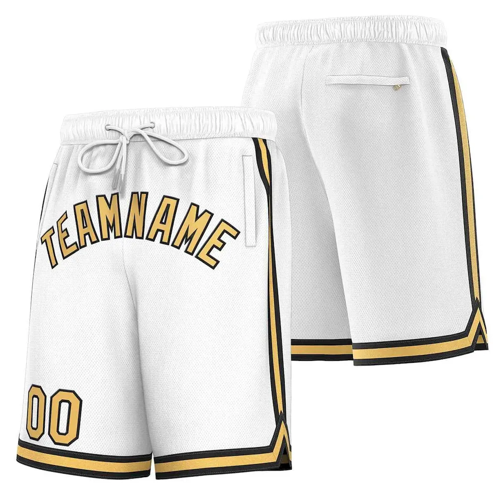 Custom Royal Orange-White Sport Basketball Shorts