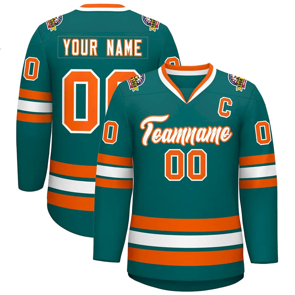 Custom Old Gold Black-White Classic Style Hockey Jersey