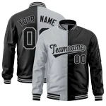 Custom Royal Pink Split Fashion Coconut Tree Design Authentic Baseball Jersey