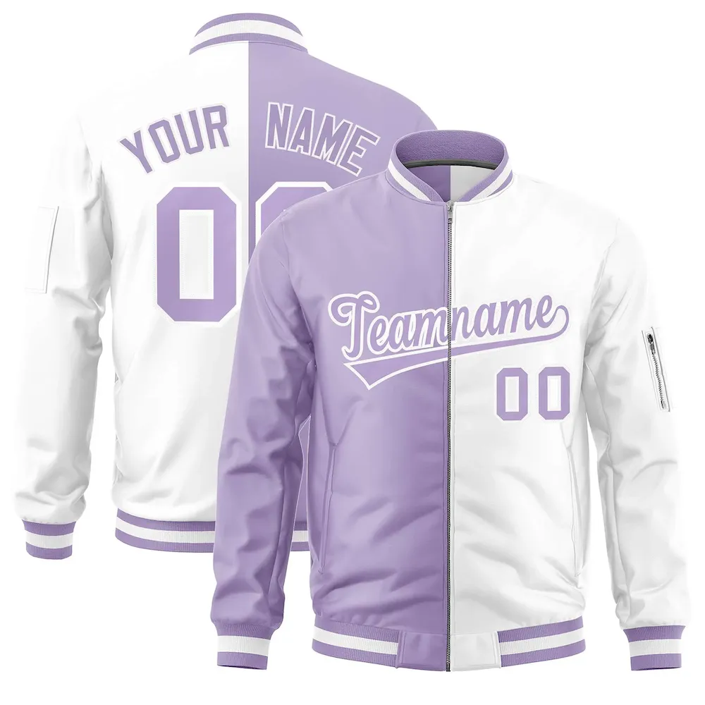 Custom Royal White Split Fashion Coconut Tree Design Authentic Baseball Jersey