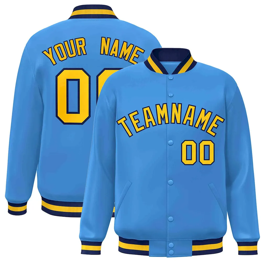 Custom White Navy Personalized Color Block Authentic Baseball Jersey