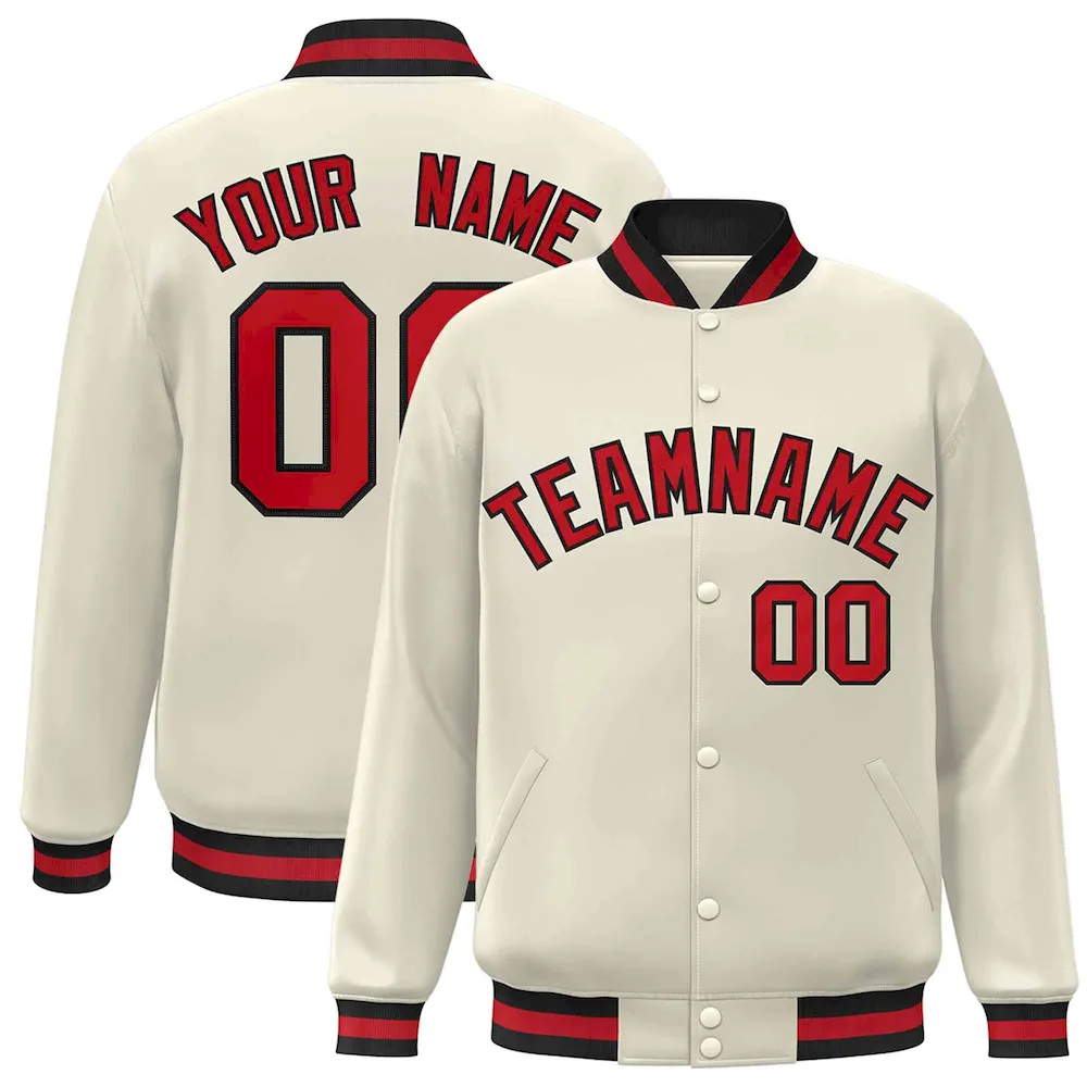 Custom Stitched Crimson White Sports Full-Zip Sweatshirt Hoodie with Colored Flames