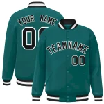 Custom Pink Powder Blue Personalized Color Block Authentic Baseball Jersey