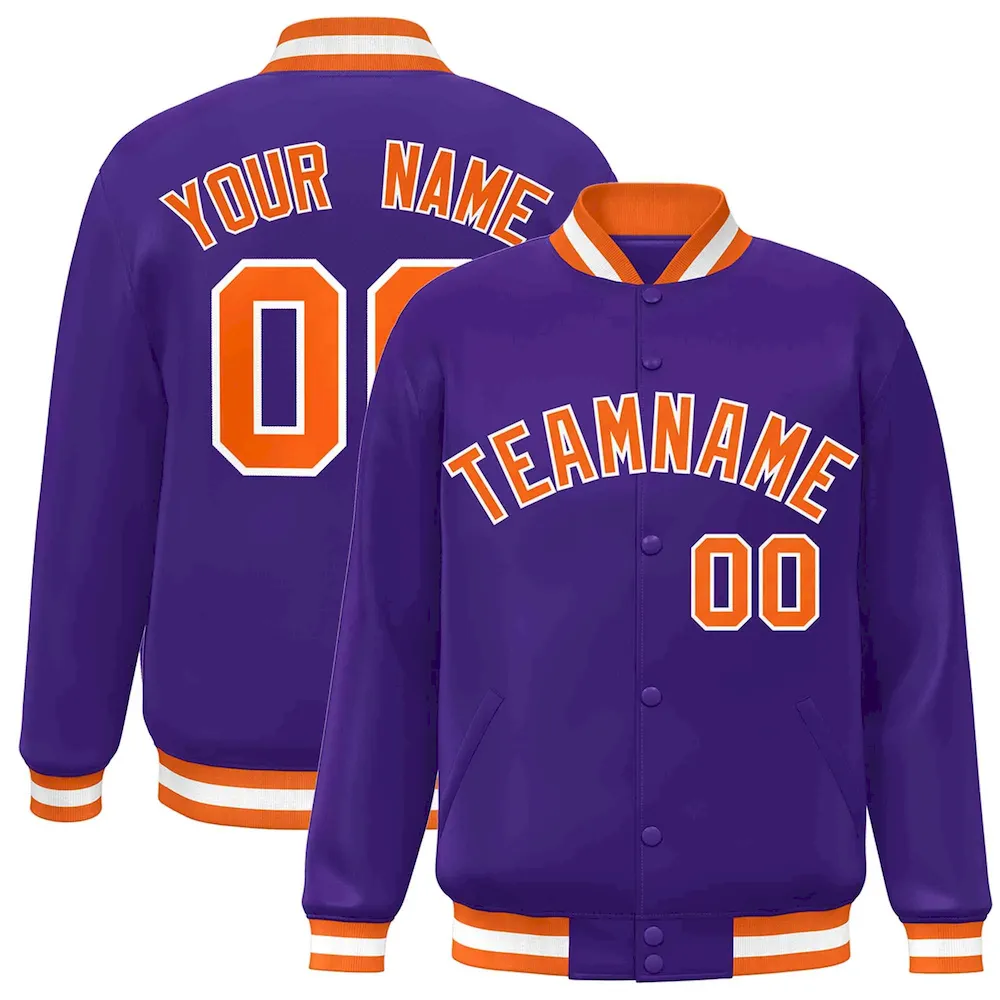 Custom Aqua Purple Personalized Color Block Authentic Baseball Jersey