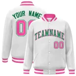 Custom White Orange Lapel Gradient Fashion Authentic Baseball Jersey