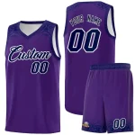 Custom Purple Royal Personalized Indians Print Sets Sports Uniform Basketball Jersey